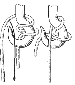Гачный узел со шлагом Гачный узел со шлагом