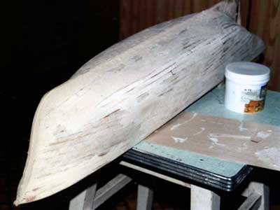 Шпатлевка с колером под березу