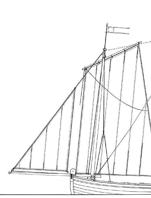 Фок барказа