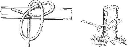 Развязывающийся самозатягивающийся узел