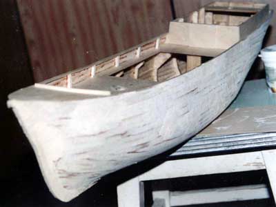 Вид с уже обшитой надстройкой