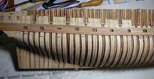 Первые поясья обшивки