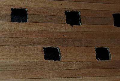 Грубая прорезка портов