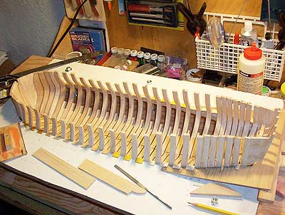 Адмиралтейская модель парусника Salamandre