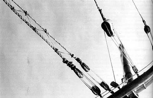 Вязка штага и лось-штага