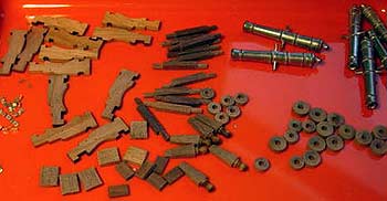 Деревянные детали для станков шести пушек