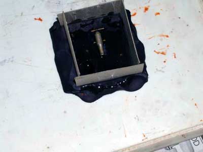 Установлены стенки из картона Установлены стенки из картона