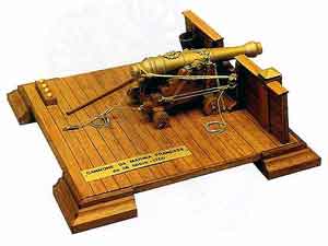 Орудия установленные на английский манер