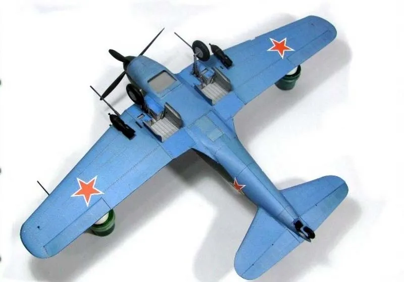 Модель из картона Штурмовик (опытный)