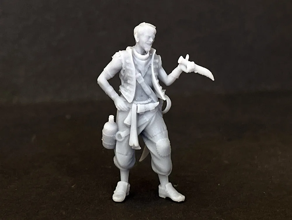 Фигурка пирата "Одноглазый", смола, 37 мм Фигурка пирата "Одноглазый", смола, 37 мм