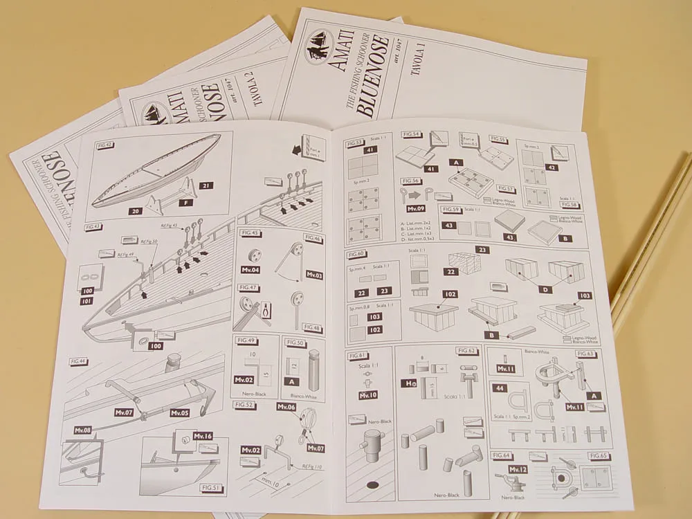 модель корабля Bluenose