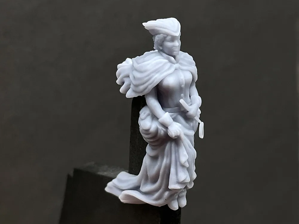 Носовая фигура HMS Bounty, пластик, масштаб 1:48, 42 мм