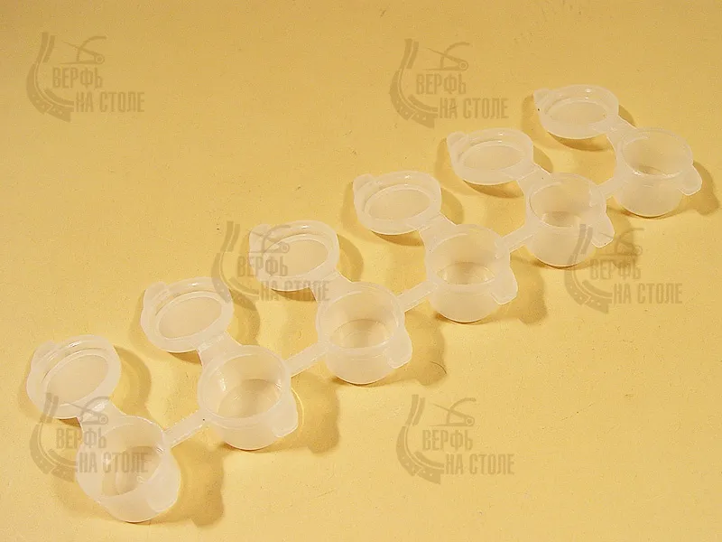 Набор из 6 баночек для смешивания красок