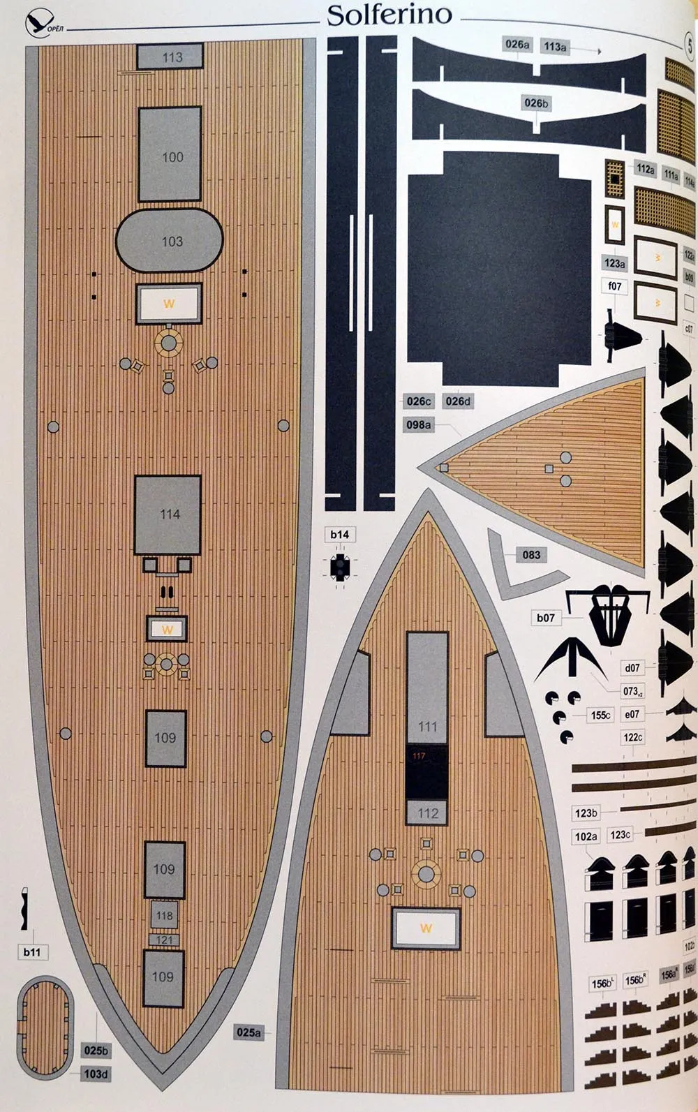 Модель из бумаги броненосец "Solferino"