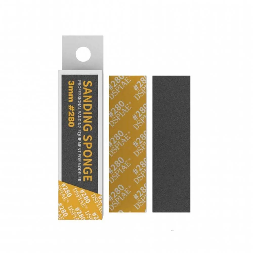 Шлифовальная губка 3 мм, зернистость 280, 5 шт Шлифовальная губка 3 мм, зернистость 280, 5 шт