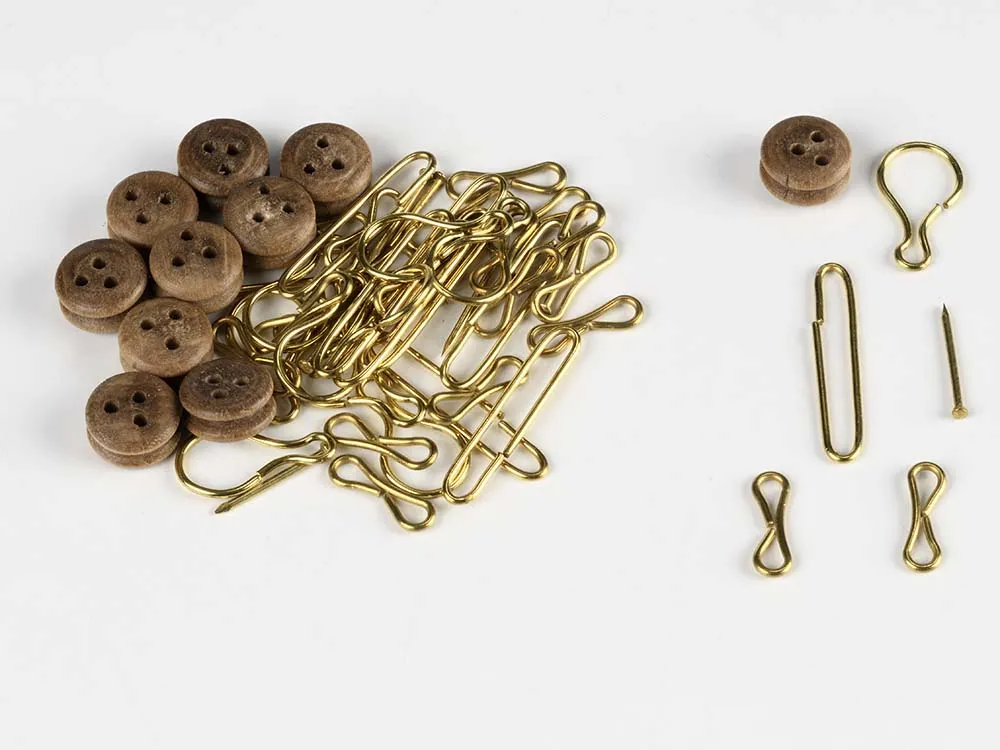 Вант-путенс 17 века с юферсом, 5 мм, 4 шт