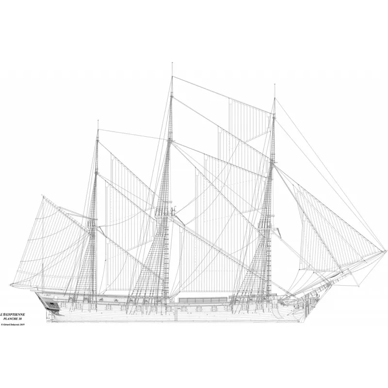 Egyptienne, 1799 + чертежи