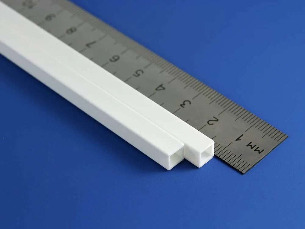 Квадратная пластиковая трубка 6,3 мм, 2 шт/уп.