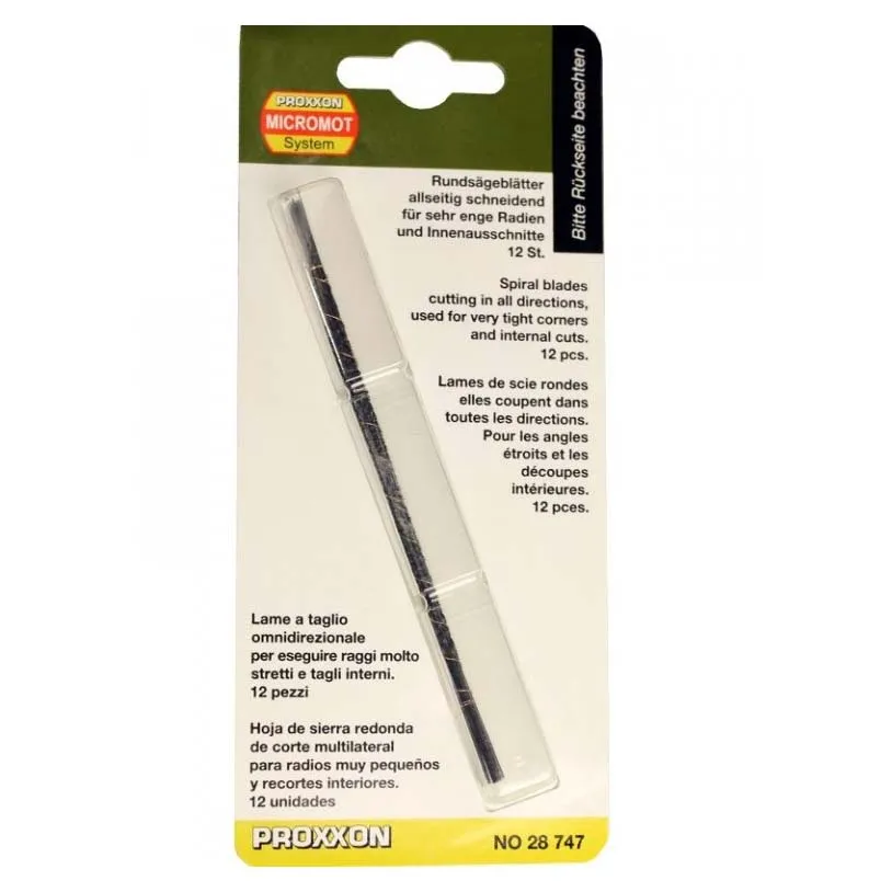 Пилки спиральные, 130 мм, без штифта, 12 шт Пилки спиральные, 130 мм, без штифта, 12 шт