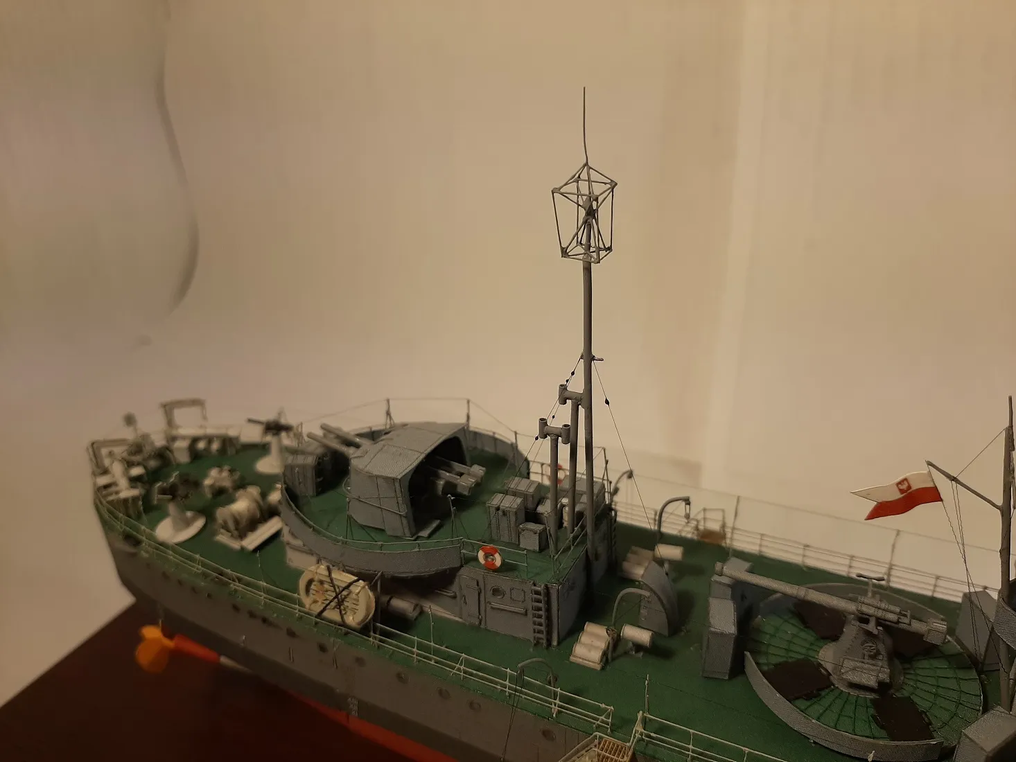 Модель корабля ORP "Piorun" - Верфь на Столе