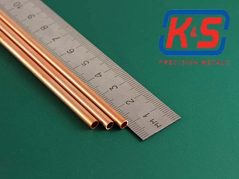 Медная трубка 4 мм, 3 шт