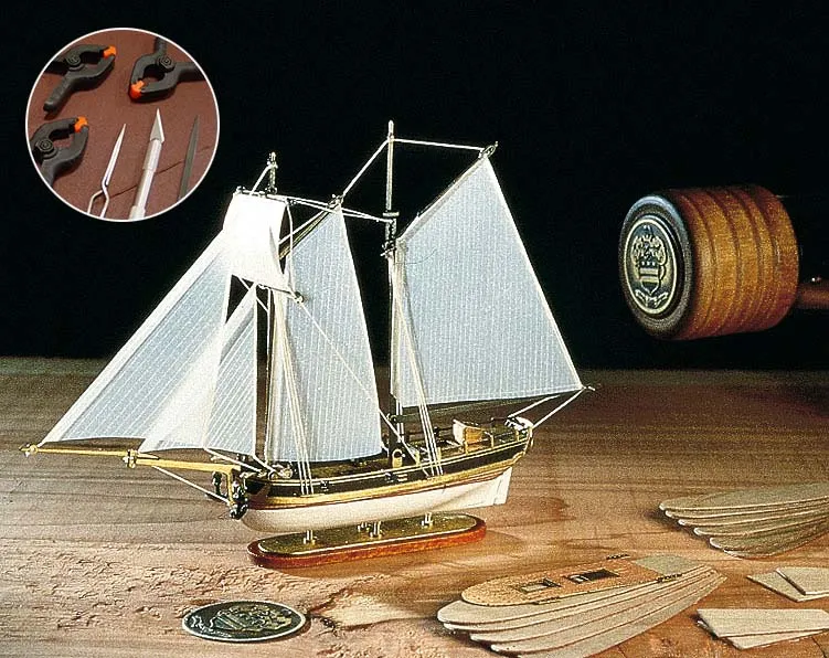 Hannah корабль в бутылке + набор инструментов для сборки Hannah корабль в бутылке + набор инструментов для сборки