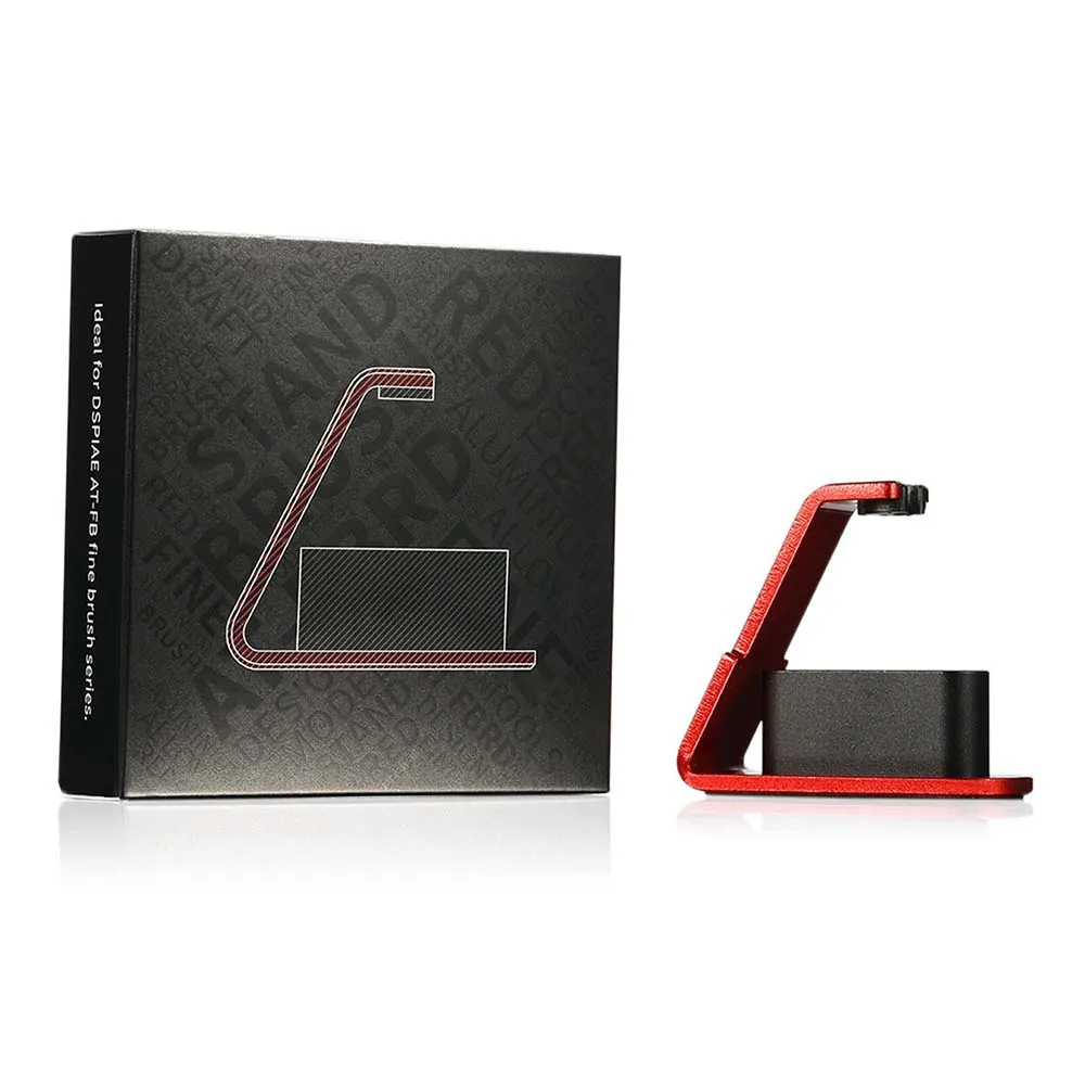 Алюминиевая подставка для кисточек, красная Алюминиевая подставка для кисточек, красная