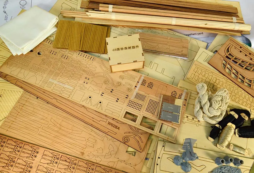 модель корабля для сборки Black Pearl (Черная Жемчужина), большая версия модель корабля для сборки Black Pearl (Черная Жемчужина), большая версия