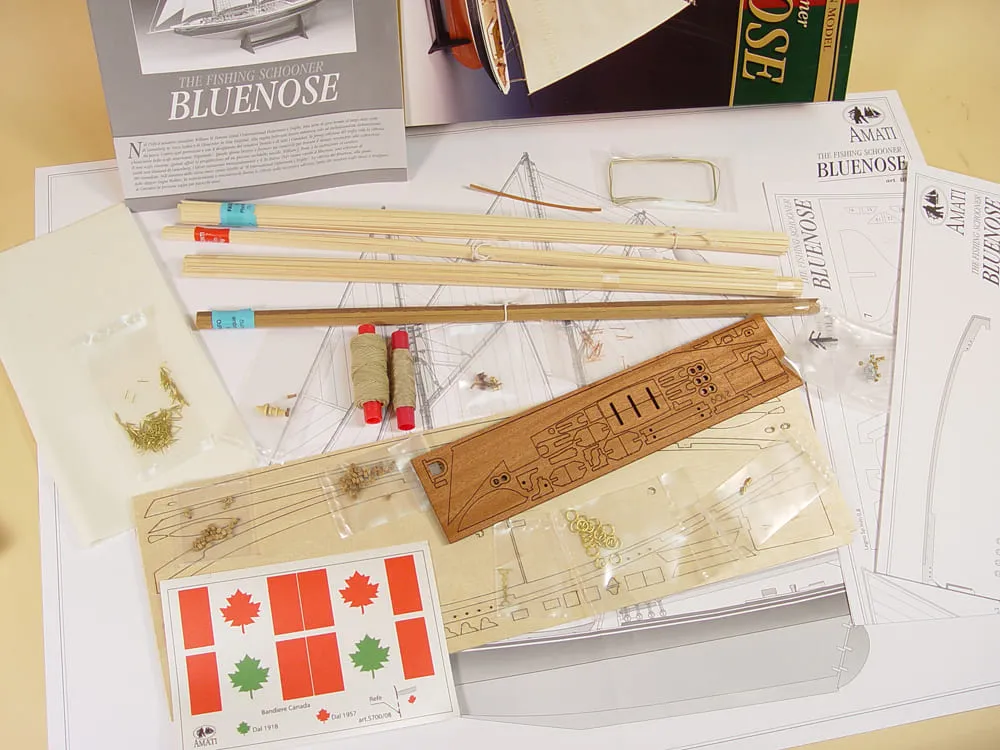 модель корабля Bluenose