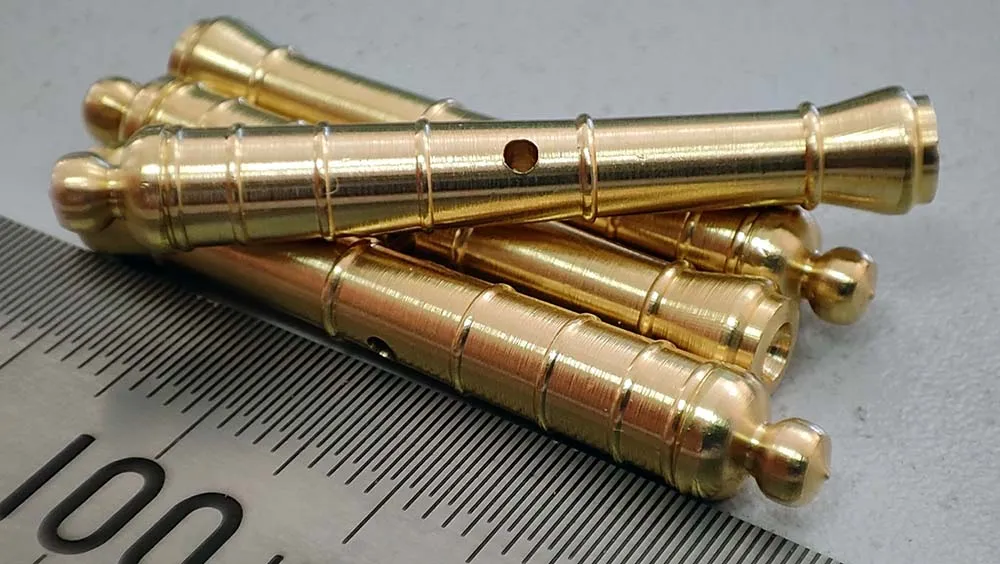 Пушка, латунь, 40 мм, 4 шт