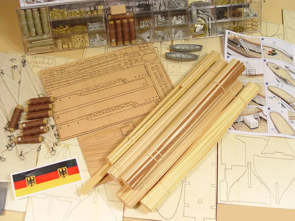 модель корабля своими руками Gorch Fock