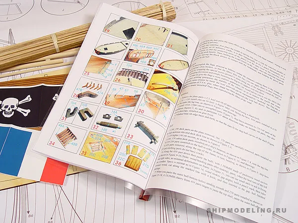 модель корабля для сборки Le Coureur 1776