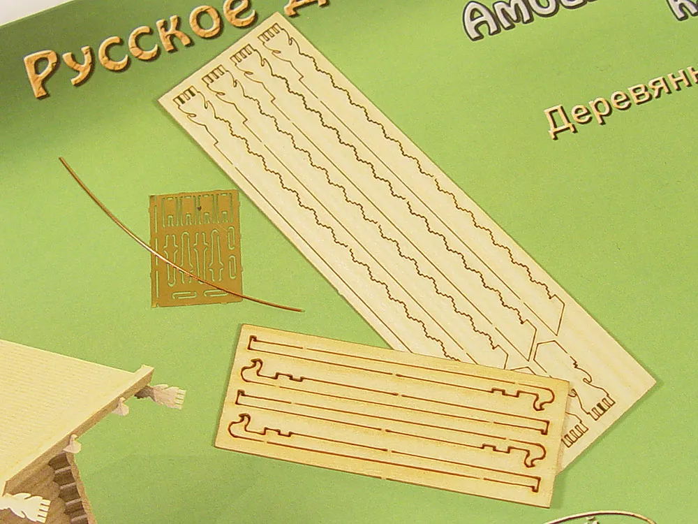 Амбар из села Коккойла (Кижи), 296 деталей