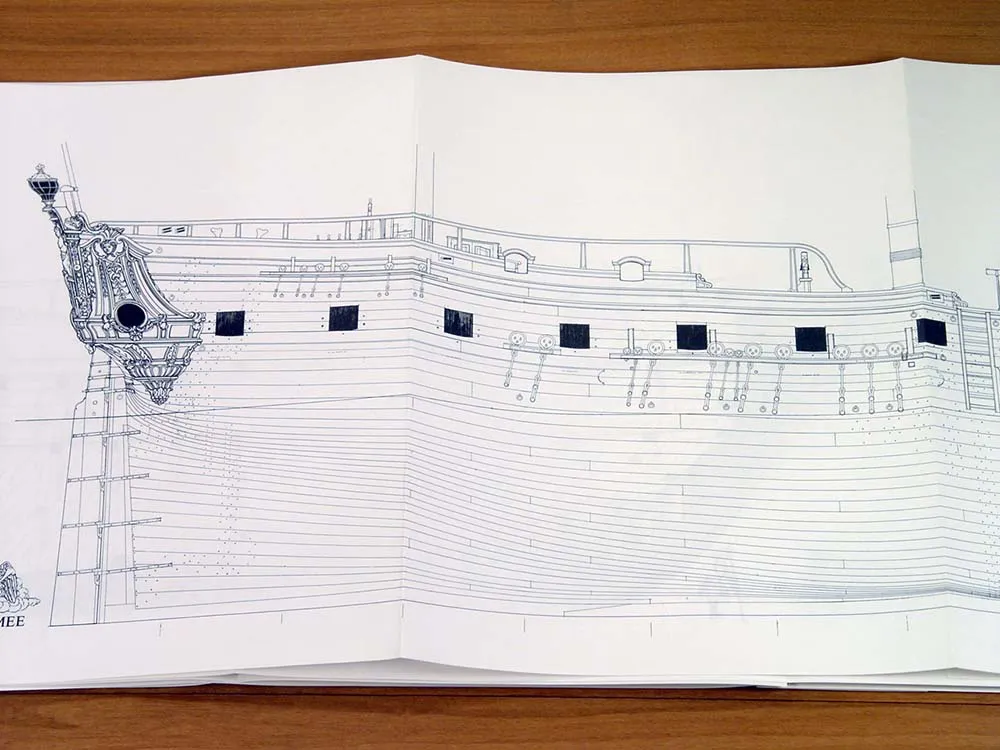 La Renommee, 1744 + чертежи La Renommee, 1744 + чертежи