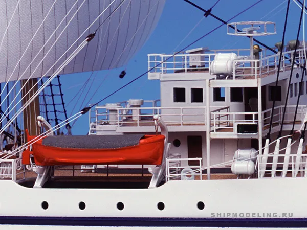 деревянная модель парусника Nippon Maru деревянная модель парусника Nippon Maru