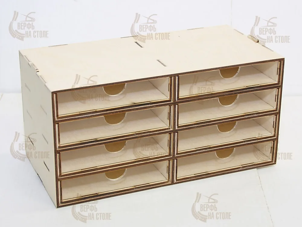 Модуль-органайзер на 8 низких ящиков Модуль-органайзер на 8 низких ящиков