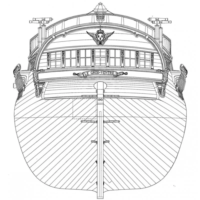 Le Gros Ventre, 1766 + чертежи