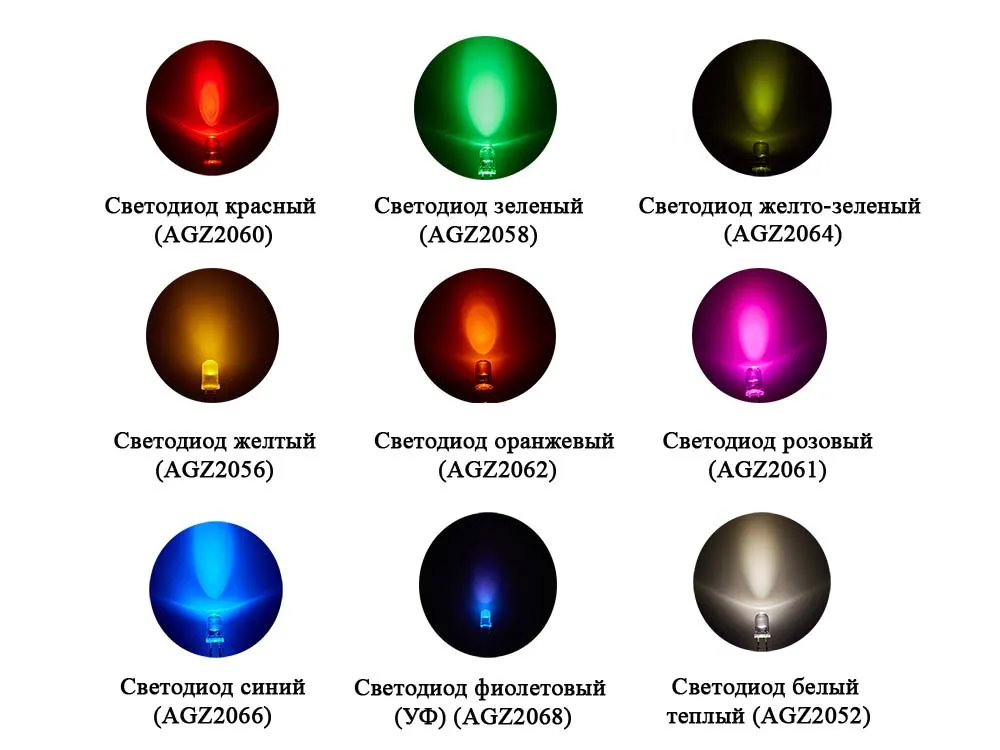 Светодиод фиолетовый (УФ), на проводе, 5 вольт, 2 шт Светодиод фиолетовый (УФ), на проводе, 5 вольт, 2 шт