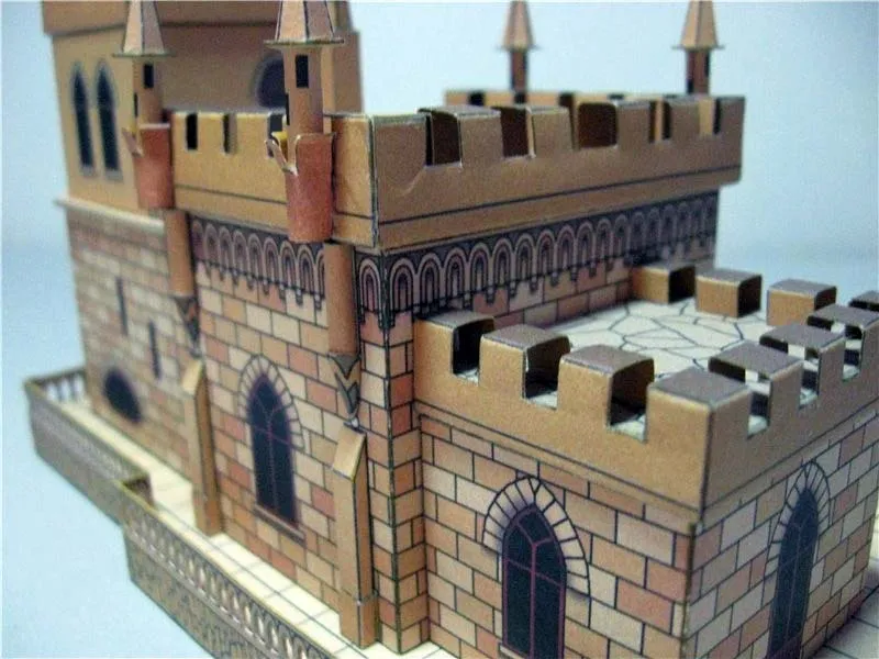 Модель из картона Дворец в Крыму