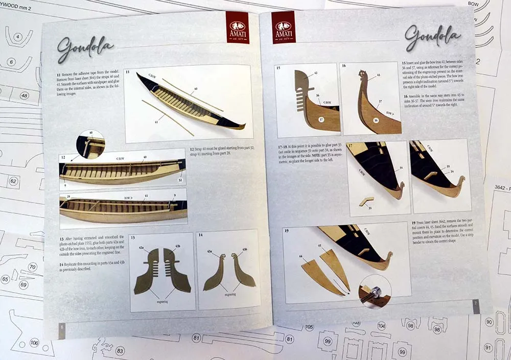 модель корабля Gondola Venetian модель корабля Gondola Venetian