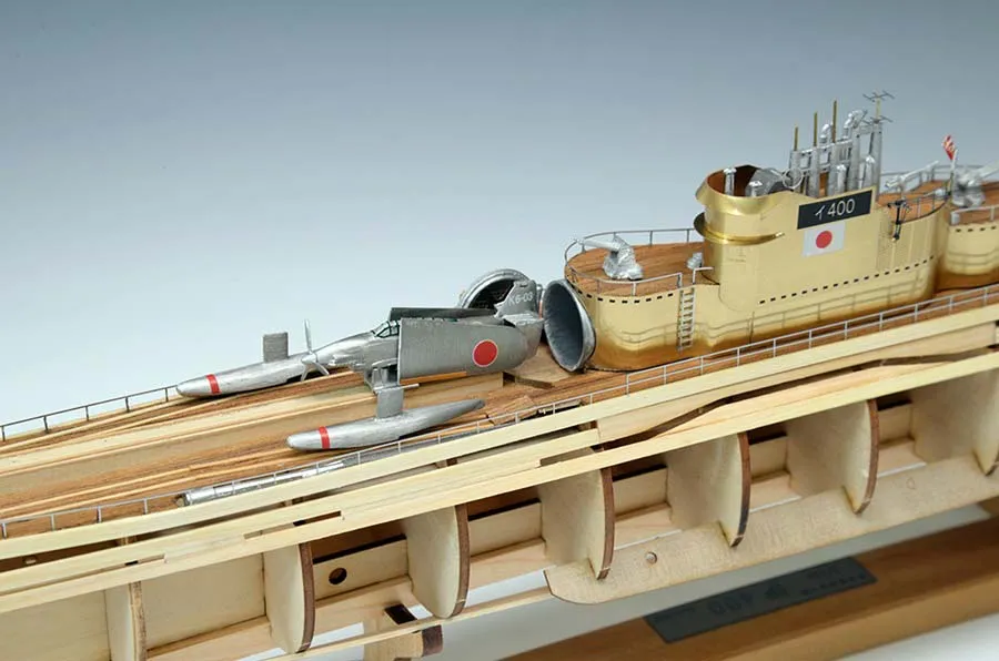 Сборная модель подводной лодки Подводная лодка – авианосец I-400 Сборная модель подводной лодки Подводная лодка – авианосец I-400