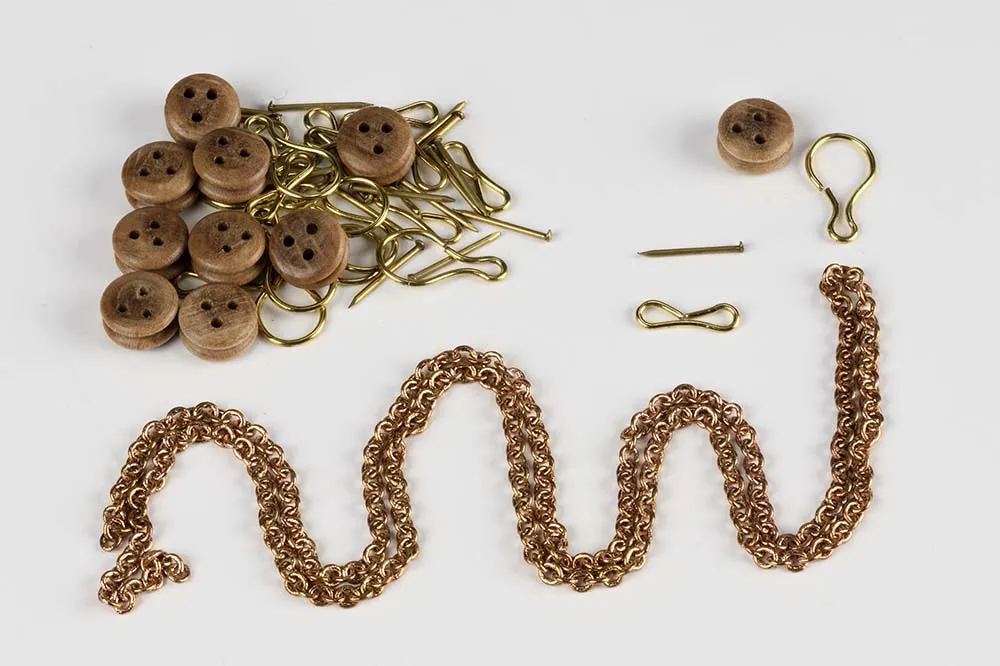 Вант-путенс цепной с юферсом, 7 мм, 4 шт Вант-путенс цепной с юферсом, 7 мм, 4 шт