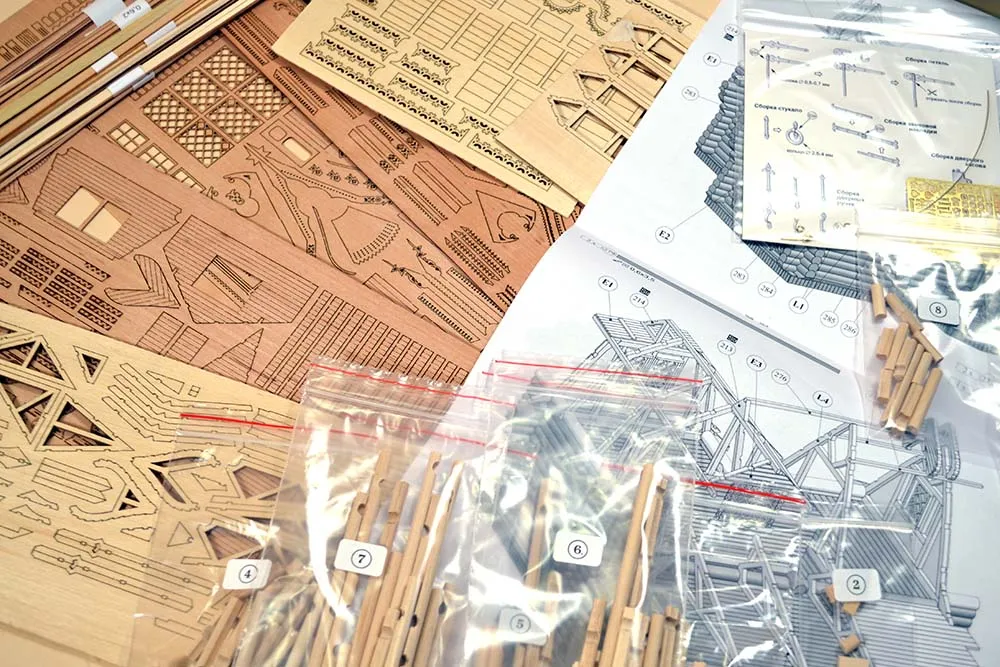 Усадьба по проекту Кузьмина 1878 года, 2240 деталей