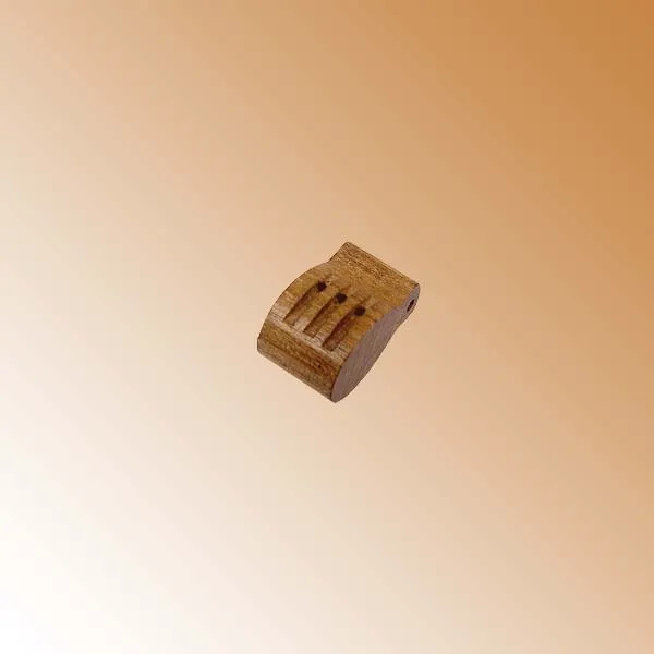 Комель-блок, трехшкивный, орех, 16 мм, 2 шт