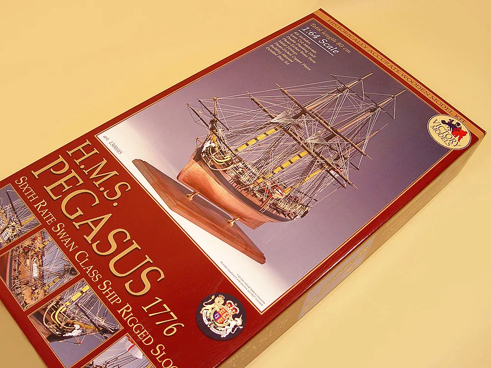HMS PEGASUS + (Полный набор инструментов, клея и краски) HMS PEGASUS + (Полный набор инструментов, клея и краски)