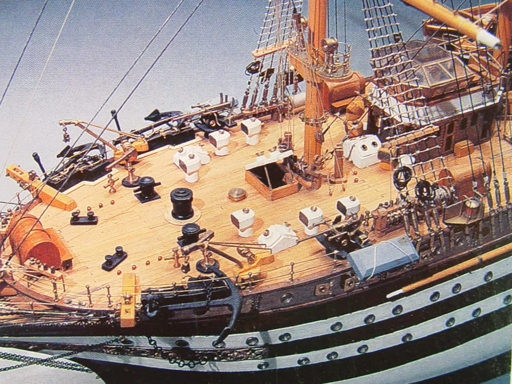 Модель корабля своими руками Amerigo Vespucci