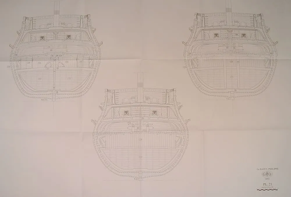 Saint Philippe, 1693 + чертежи