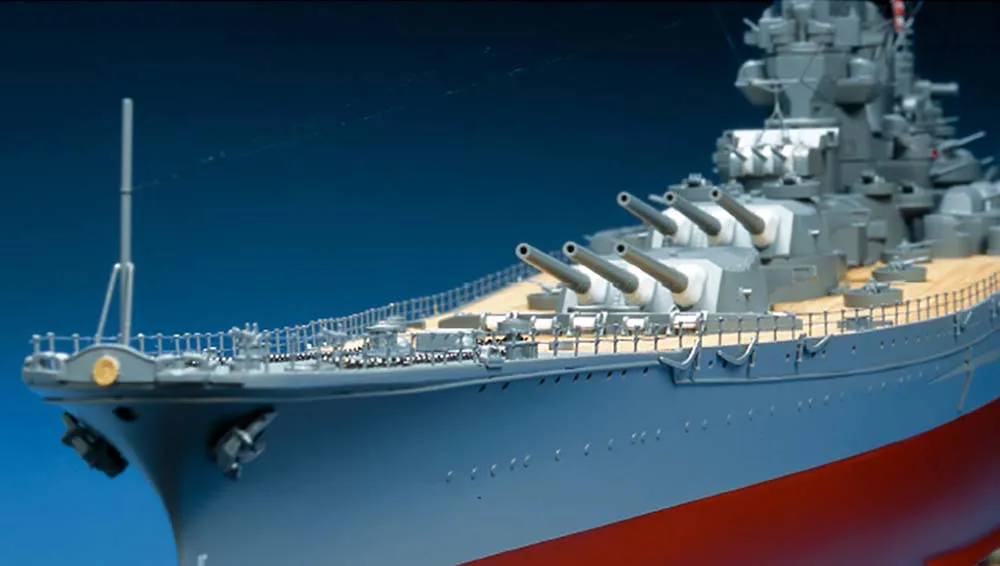 деревянная модель корабля Yamato