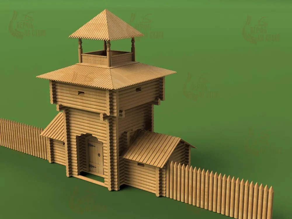 Надвратная Башня, 992 детали Надвратная Башня, 992 детали