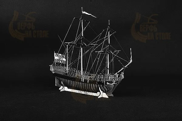 Чертеж корабля La Belle, 1684